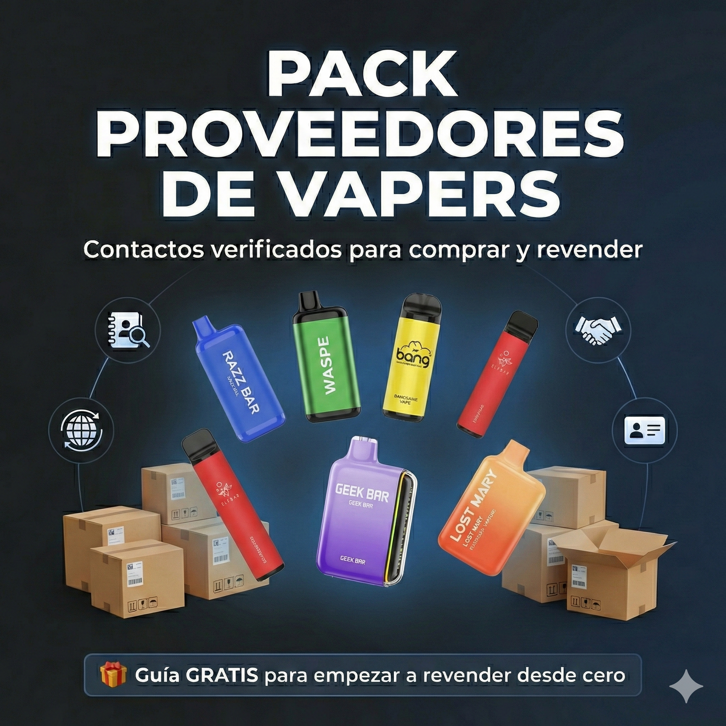 Pack de Proveedores de Vapers