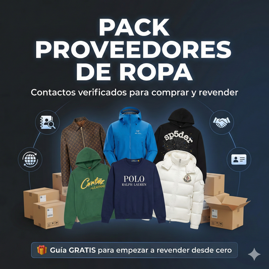 Pack de Proveedores de Ropa