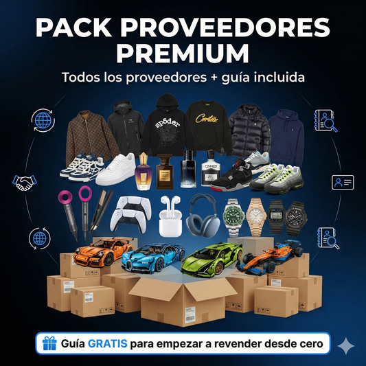 Pack proveedores Premium (+25 Proveedores)
